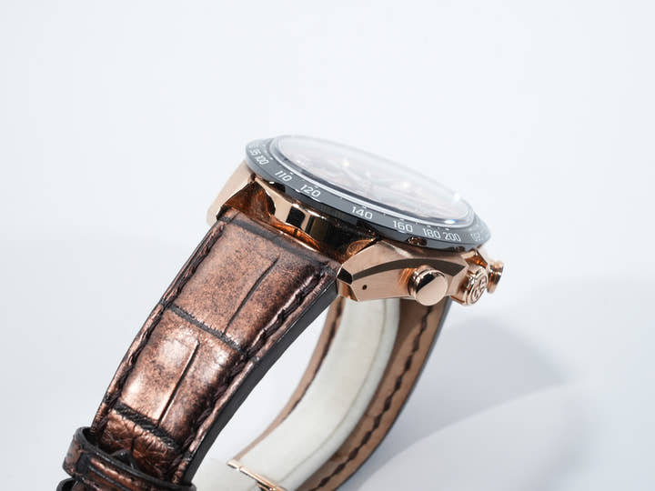 グランドセイコー エボリューション 9 コレクション メカニカルクロノグラフ テンタグラフ Ref.SLGC002 ブラック/ピンク文字盤 中古 b94btccz