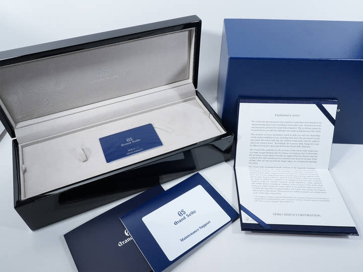 グランドセイコー エボリューション 9 コレクション メカニカルクロノグラフ テンタグラフ Ref.SLGC002 ブラック/ピンク文字盤 中古 b94btccz