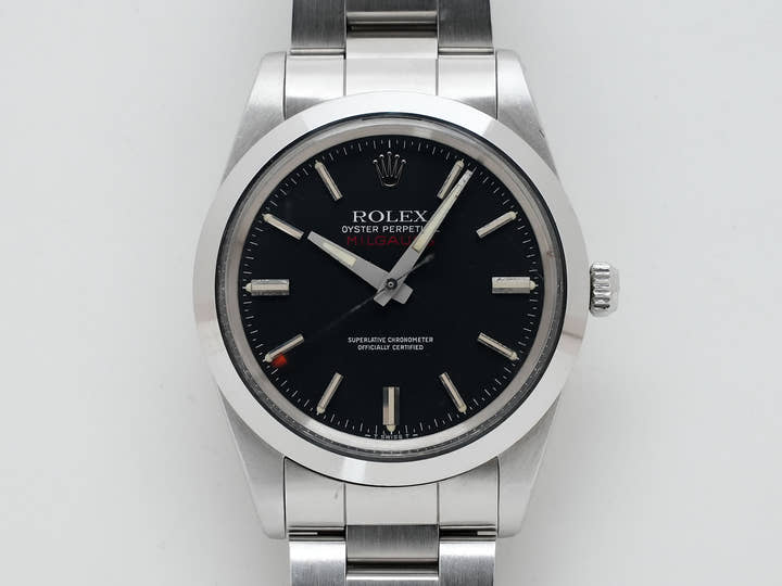 ロレックス ミルガウス Ref.1019 ステンレススチール ブラック文字盤