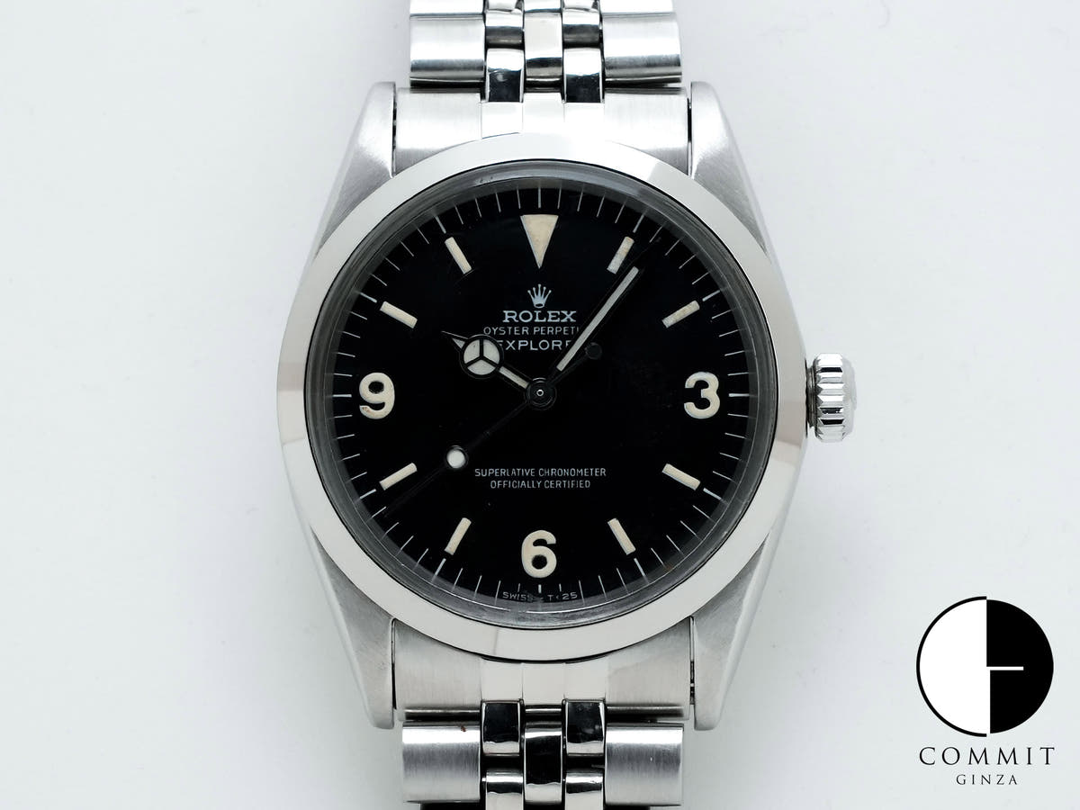 ロレックス エクスプローラーI Ref.1016 ステンレススチール ブラック文字盤