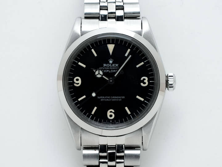 ロレックス エクスプローラーI Ref.1016 ステンレススチール ブラック文字盤