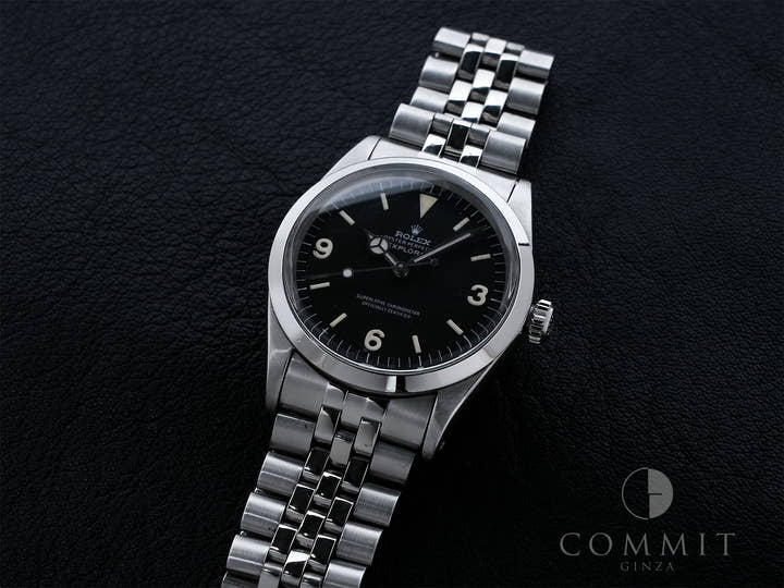 ロレックス エクスプローラーI Ref.1016 ステンレススチール ブラック文字盤