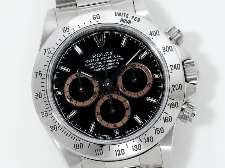 ロレックス デイトナ エルプリメロ Ref.16520 ステンレススチール ブラック文字盤 中古 2bzyobqf