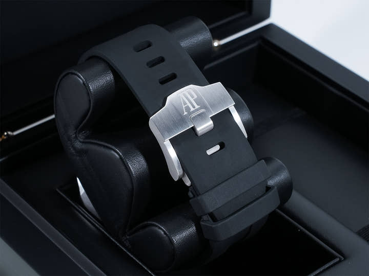 Audemars Piguet Royal Oak Offshore Diver Ref. 15720CN.OO.A002CA.01 White Gold Black Dial