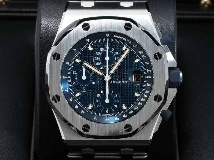 Audemars Piguet Royal Oak Offshore Chronograph Ref. 26237ST.OO.1000ST.01 Stainless Steel Blue Dial