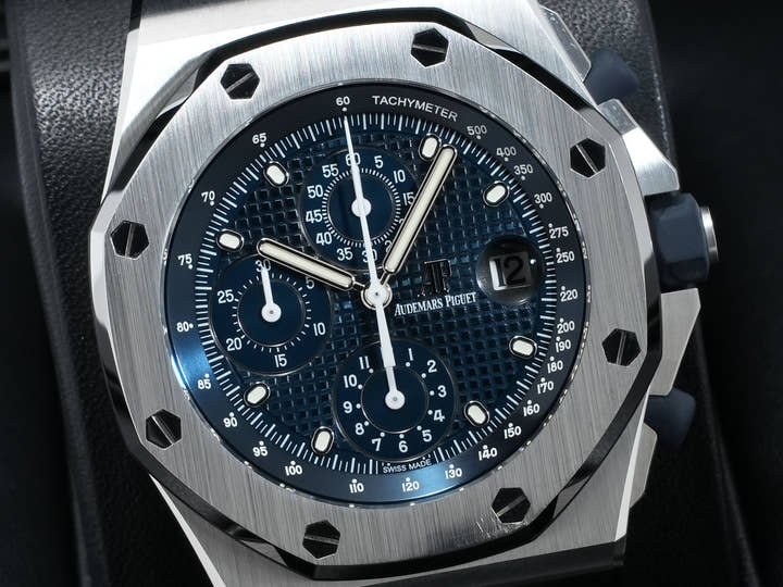 Audemars Piguet Royal Oak Offshore Chronograph Ref. 26237ST.OO.1000ST.01 Stainless Steel Blue Dial