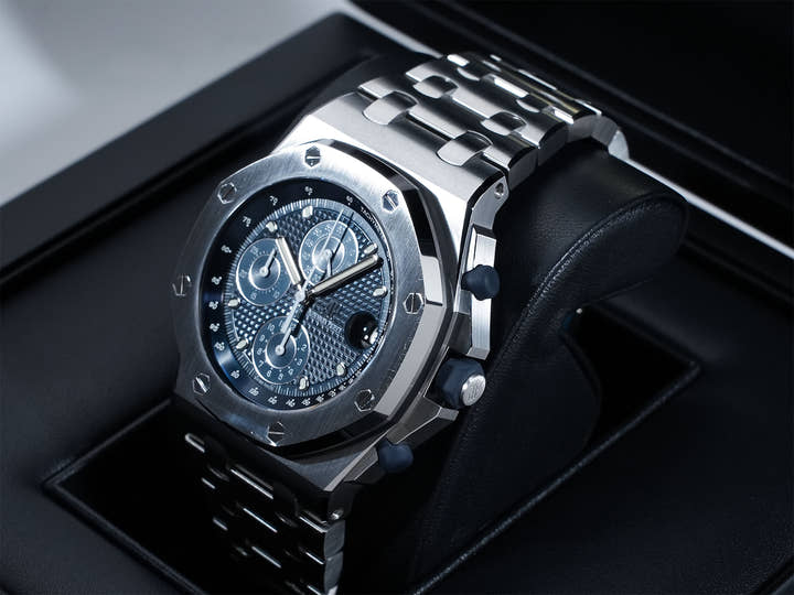 Audemars Piguet Royal Oak Offshore Chronograph Ref. 26237ST.OO.1000ST.01 Stainless Steel Blue Dial