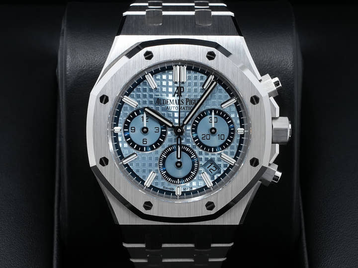 オーデマピゲ ロイヤルオーク クロノグラフ Ref.26317BC.OO.1256BC.01 ホワイトゴールド ライトブルー文字盤