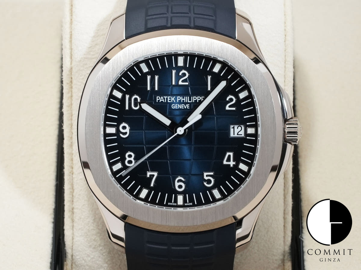 パテックフィリップ アクアノート Ref.5168G-001 ホワイトゴールド ミッドナイトブルー文字盤