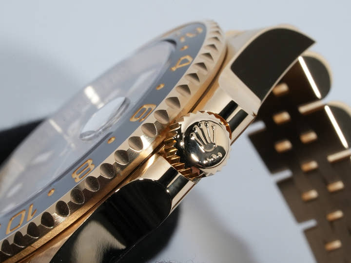 Rolex GMT-Master II Ref. 126718GRNR Yellow Gold Black Dial