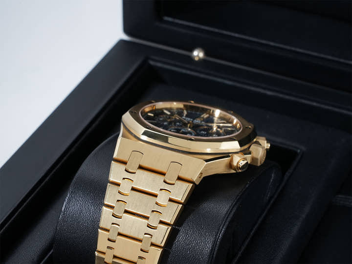 オーデマピゲ ロイヤルオーク クロノグラフ Ref.26320BA.OO.1220BA.02 イエローゴールド ブルー文字盤