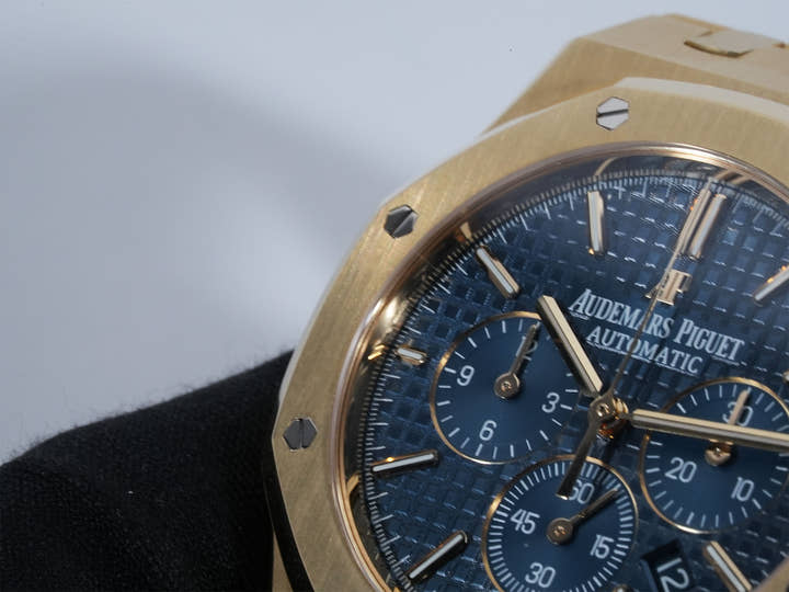 オーデマピゲ ロイヤルオーク クロノグラフ Ref.26320BA.OO.1220BA.02 イエローゴールド ブルー文字盤
