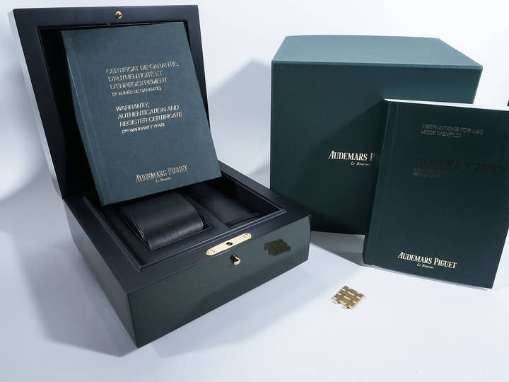 オーデマピゲ ロイヤルオーク クロノグラフ Ref.26320BA.OO.1220BA.02 イエローゴールド ブルー文字盤