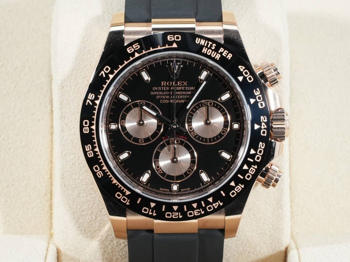 ロレックス デイトナ Ref.116515LN エバーローズゴールド ブラックxピンク文字盤