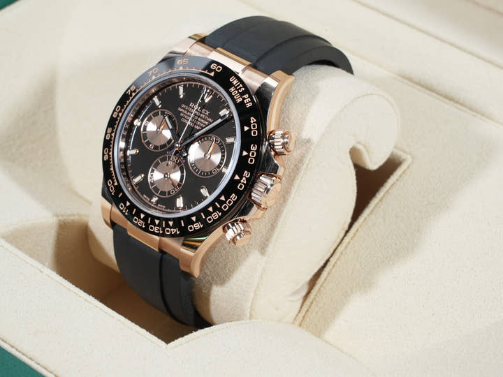 ロレックス デイトナ Ref.116515LN エバーローズゴールド ブラックxピンク文字盤
