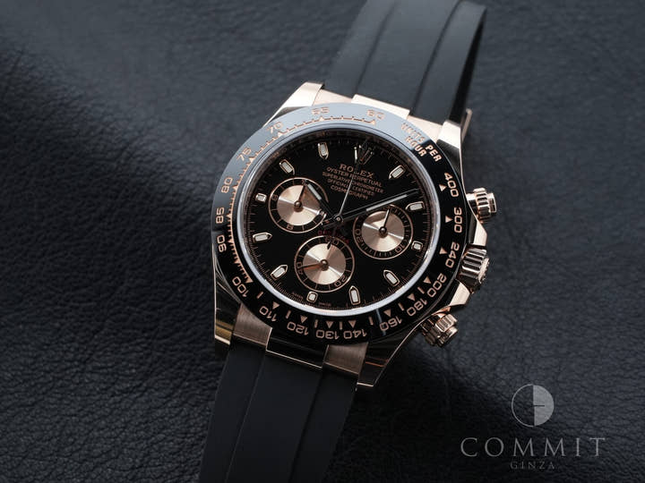 ロレックス デイトナ Ref.116515LN エバーローズゴールド ブラックxピンク文字盤
