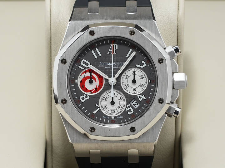 オーデマピゲ ロイヤルオーク クロノグラフ Ref.25979PT.OO.D002CA.01 プラチナ グレー文字盤 中古 k5xvmiic