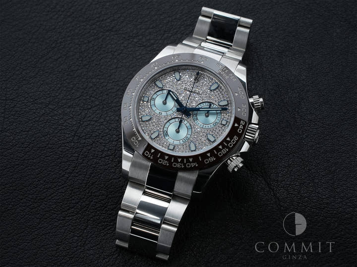 ロレックス デイトナ Ref.116506 プラチナ パヴェダイヤモンド文字盤