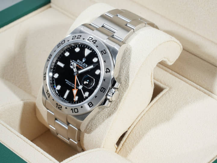 ロレックス エクスプローラーII Ref.226570 ステンレススチール ブラック文字盤