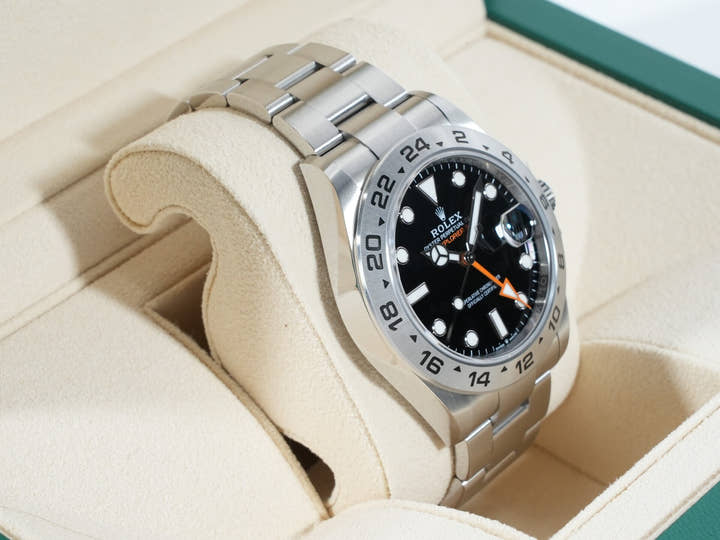 ロレックス エクスプローラーII Ref.226570 ステンレススチール ブラック文字盤