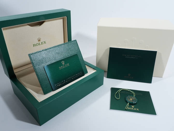 ロレックス エクスプローラーII Ref.226570 ステンレススチール ブラック文字盤