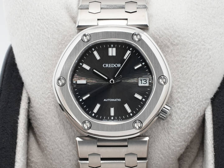 セイコー クレドール ロコモティブ Ref.GCCR999 ブラック文字盤 未使用 9rftp6v2