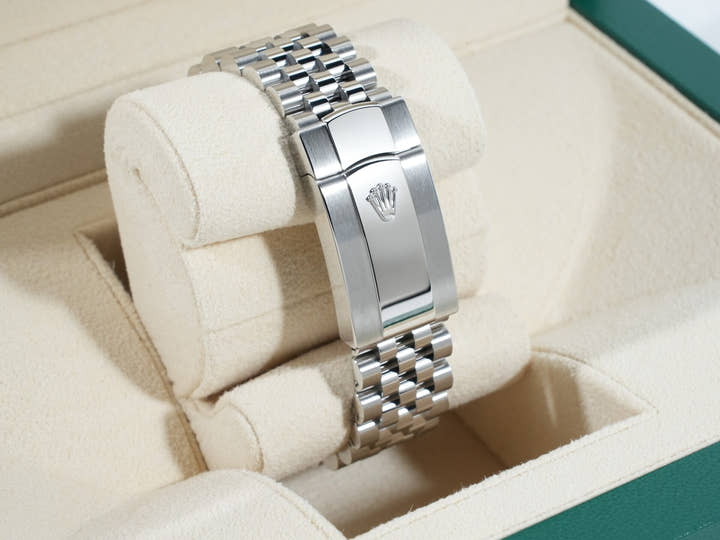 Rolex Datejust 41 Ref. 126334 Stainless Steel/White Gold Azurro Blue Dial Jubilee Bracelet