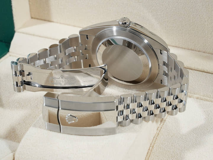 Rolex Datejust 41 Ref. 126334 Stainless Steel/White Gold Azurro Blue Dial Jubilee Bracelet