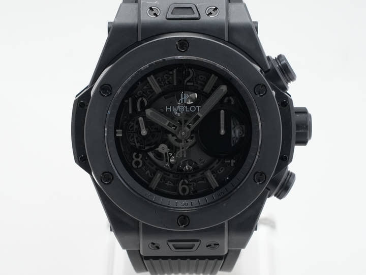 ウブロ ビッグバン ウニコ オールブラック Ref.411.CI.1110.RX CE スケルトン文字盤 美中古 4uo5tv6d