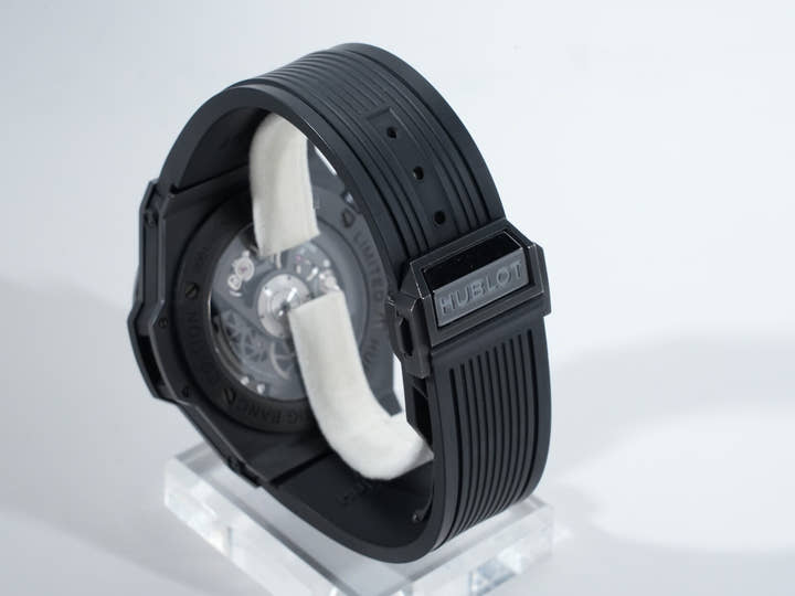 ウブロ ビッグバン ウニコ オールブラック Ref.411.CI.1110.RX CE スケルトン文字盤 美中古 4uo5tv6d