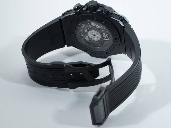 ウブロ ビッグバン ウニコ オールブラック Ref.411.CI.1110.RX CE スケルトン文字盤 美中古 4uo5tv6d