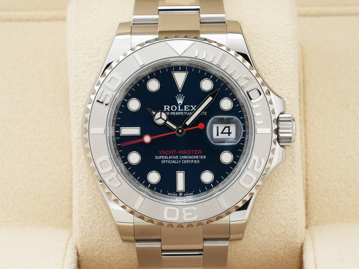 ロレックス ヨットマスター40 Ref.126622 ステンレススチール/プラチナ ブライトブルー文字盤