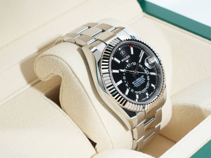 ロレックス スカイドゥエラー Ref.336934 ステンレススチール/ホワイトゴールド ブラック文字盤 オイスターブレスレット