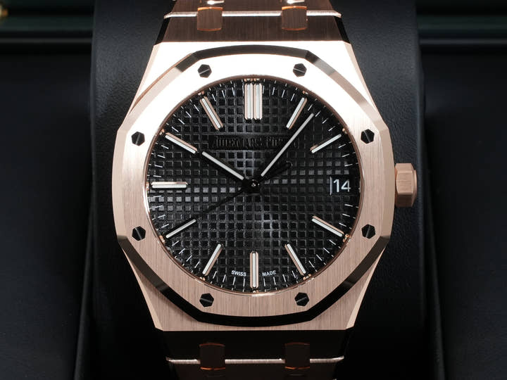 オーデマピゲ ロイヤルオーク Ref.15510OR.OO.1320OR.04 ピンクゴールド ブラック文字盤