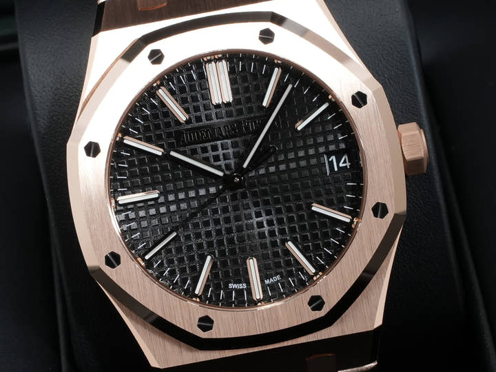 オーデマピゲ ロイヤルオーク Ref.15510OR.OO.1320OR.04 ピンクゴールド ブラック文字盤