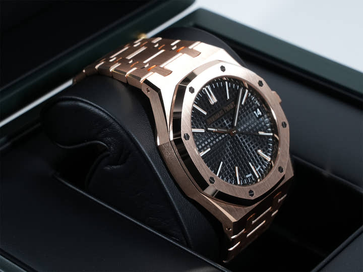 オーデマピゲ ロイヤルオーク Ref.15510OR.OO.1320OR.04 ピンクゴールド ブラック文字盤