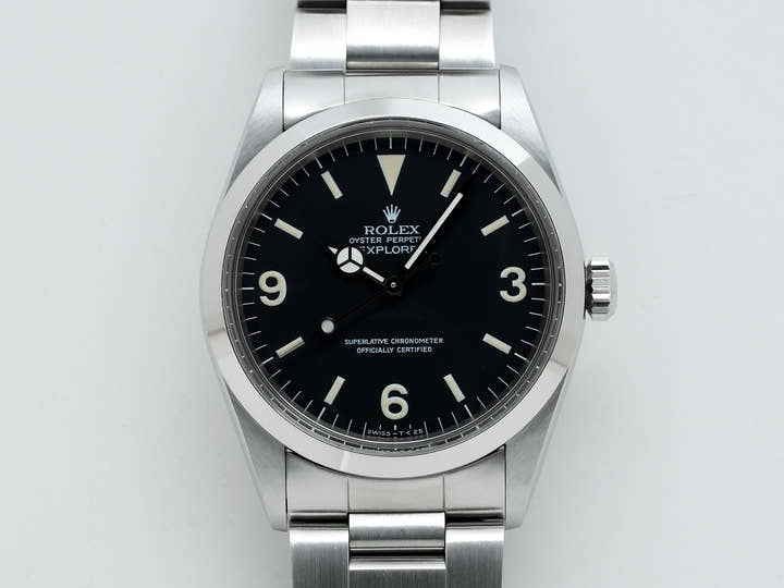 ロレックス エクスプローラーI Ref.1016 ステンレススチール ブラック文字盤