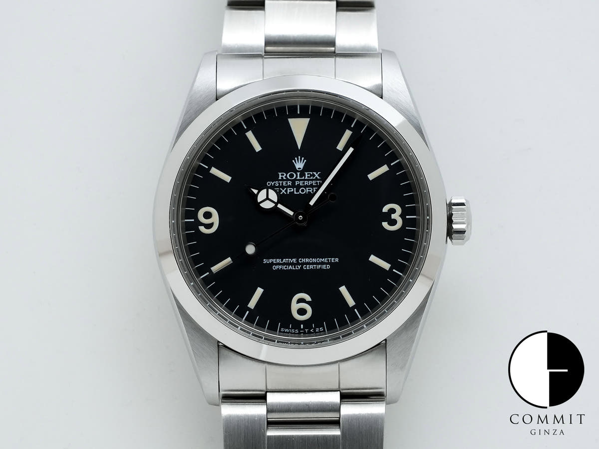 ロレックス エクスプローラーI Ref.1016 ステンレススチール ブラック文字盤