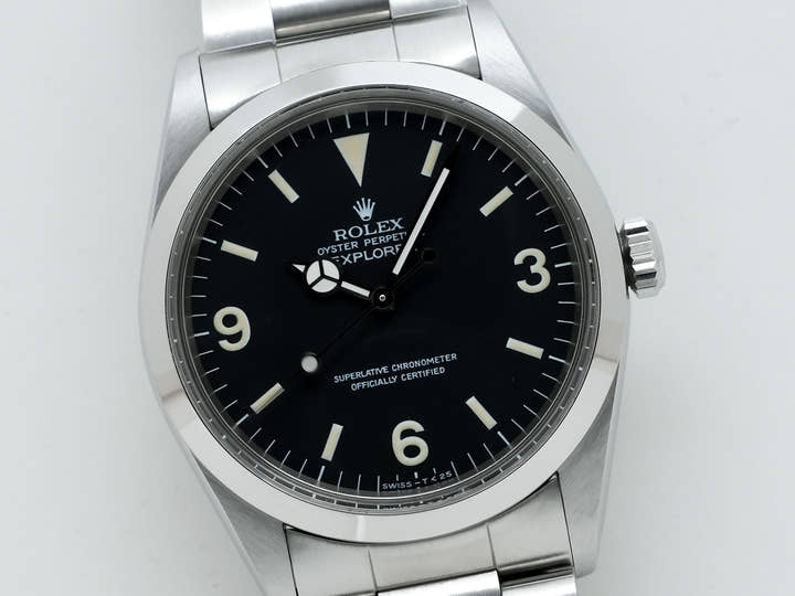 ロレックス エクスプローラーI Ref.1016 ステンレススチール ブラック文字盤