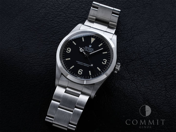 ロレックス エクスプローラーI Ref.1016 ステンレススチール ブラック文字盤