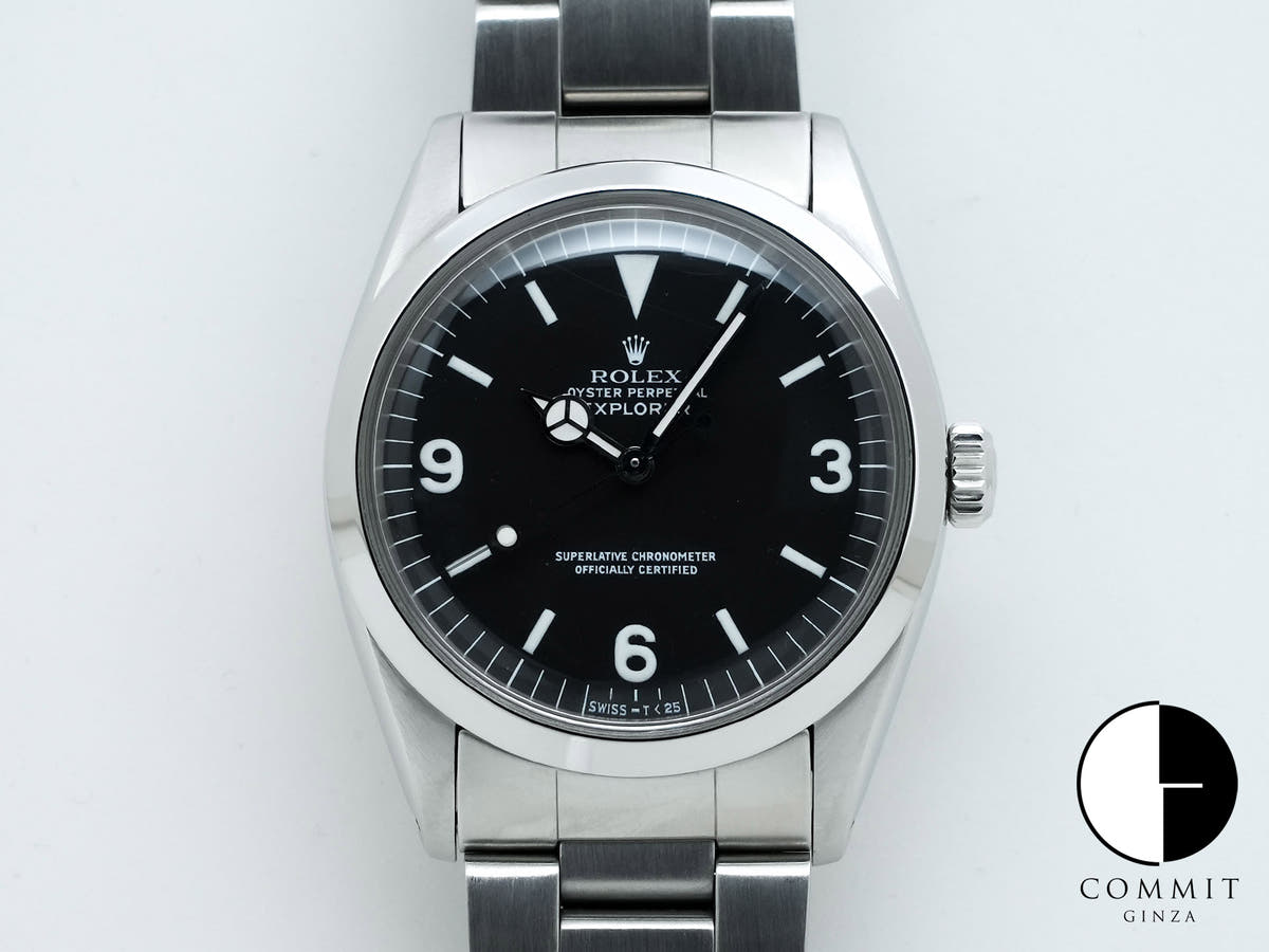 ロレックス エクスプローラーI Ref.1016 ステンレススチール ブラック文字盤