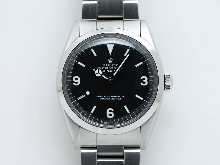 ロレックス エクスプローラーI Ref.1016 ステンレススチール ブラック文字盤