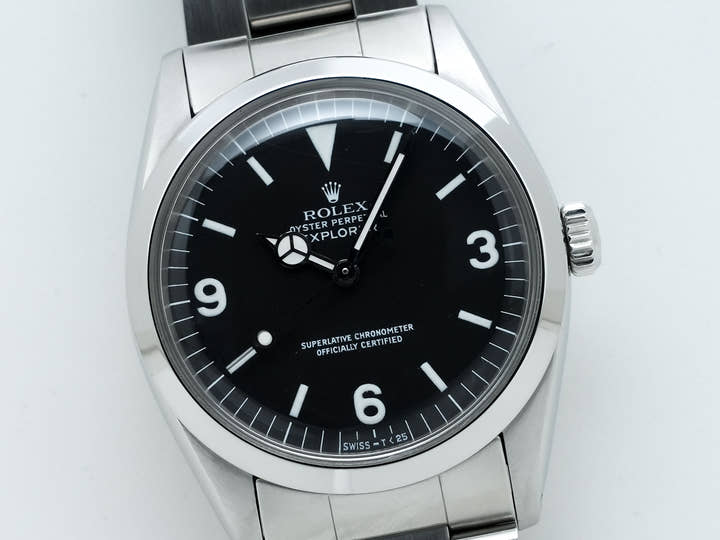 ロレックス エクスプローラーI Ref.1016 ステンレススチール ブラック文字盤