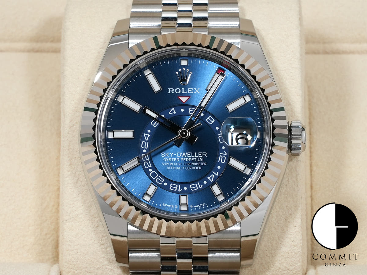 ロレックス スカイドゥエラー Ref.336934 ステンレススチール/ホワイトゴールド ブルー文字盤 ジュビリーブレスレット