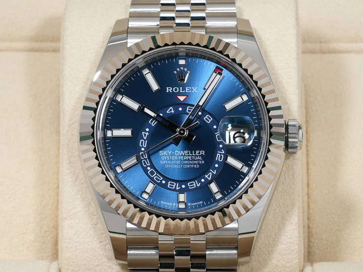 ロレックス スカイドゥエラー Ref.336934 ステンレススチール/ホワイトゴールド ブルー文字盤 ジュビリーブレスレット