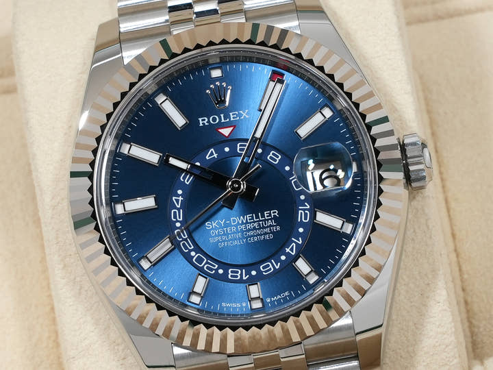 ロレックス スカイドゥエラー Ref.336934 ステンレススチール/ホワイトゴールド ブルー文字盤 ジュビリーブレスレット