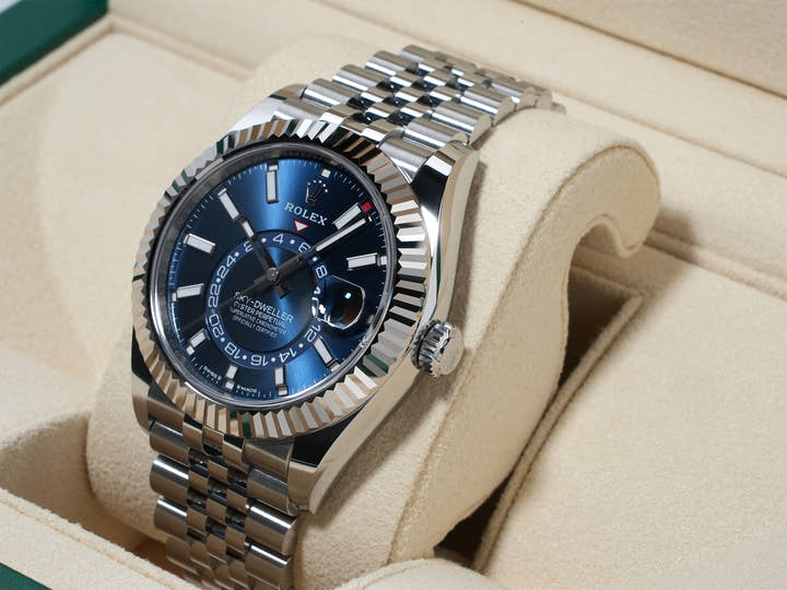 ロレックス スカイドゥエラー Ref.336934 ステンレススチール/ホワイトゴールド ブルー文字盤 ジュビリーブレスレット