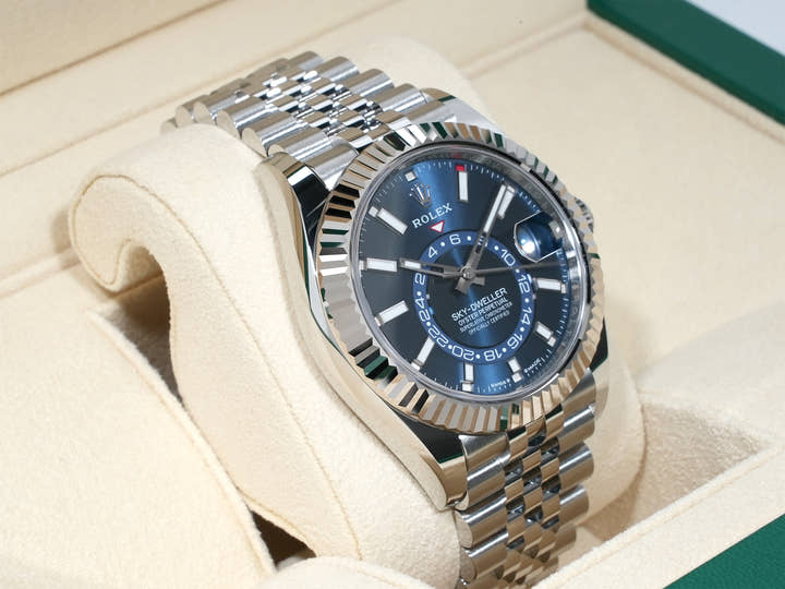 ロレックス スカイドゥエラー Ref.336934 ステンレススチール/ホワイトゴールド ブルー文字盤 ジュビリーブレスレット