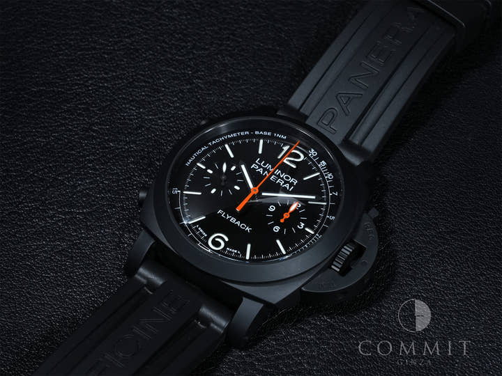 パネライ ルミノール クロノグラフ フライバック セラミカ Ref.PAM01298 セラミック ブラック文字盤 美品 whbdmbg3
