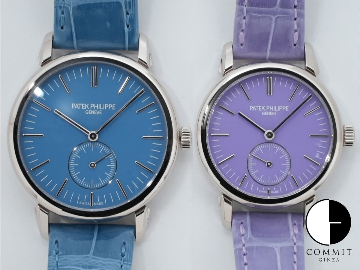 パテックフィリップ カラトラバ グランド エキシビジョン 東京2023 Ref.6127G-010/7127G-010 ホワイトゴールド ラックライトブルー(スカイブルー) ライラックトーン(パープル)文字盤